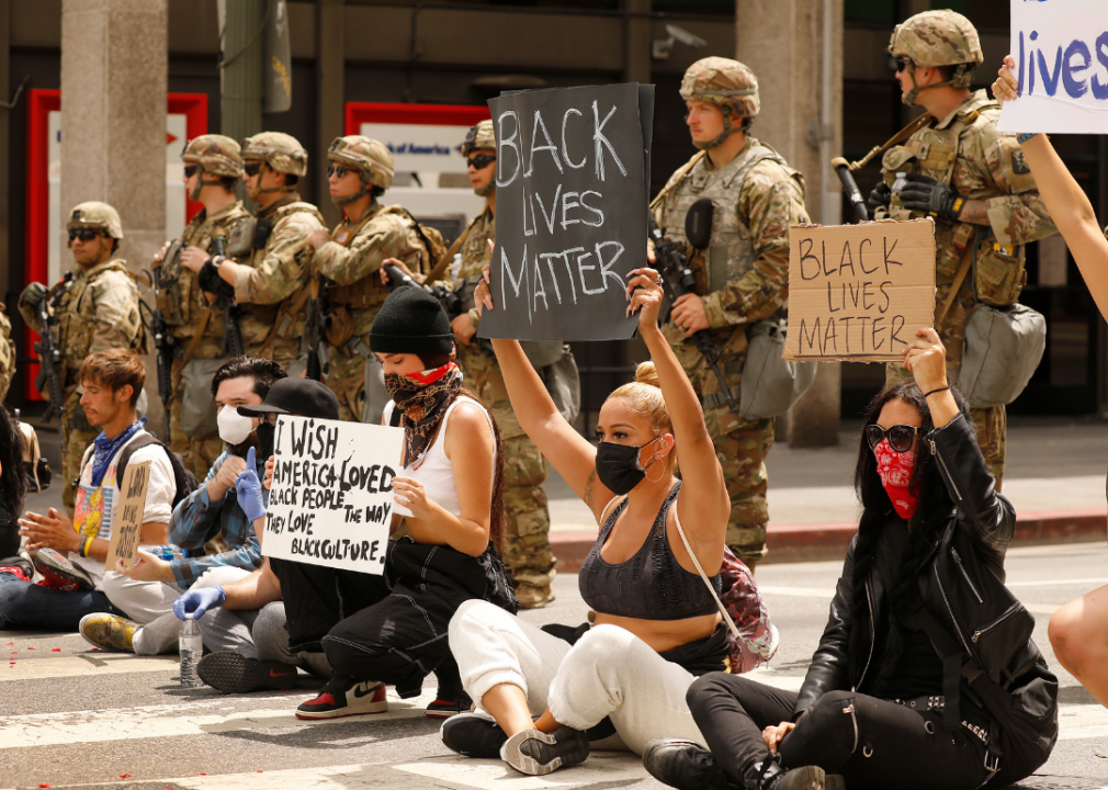 2020: Trump deploys military against protestors